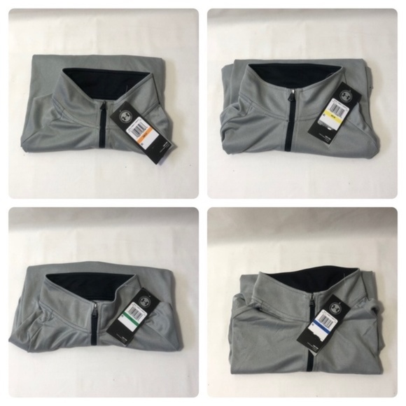 LAST TWO! New Under Armour 1/2 Zip Long Sleeve Top - Picture 6 of 12
